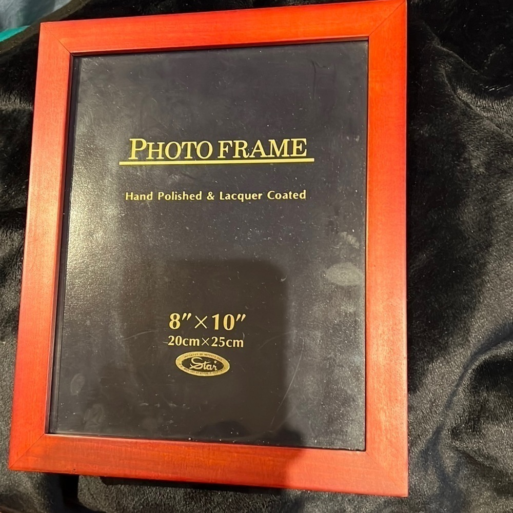 Minimalist hand polished picture frame